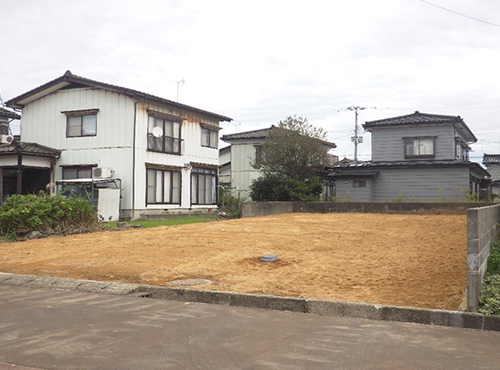 解体事例19　新潟県長岡市川西地区北地域　着手後